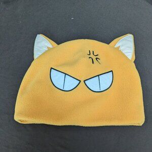 Vintage 2004 Fruits Basket Bright Yellow Cat Hat with Ears
